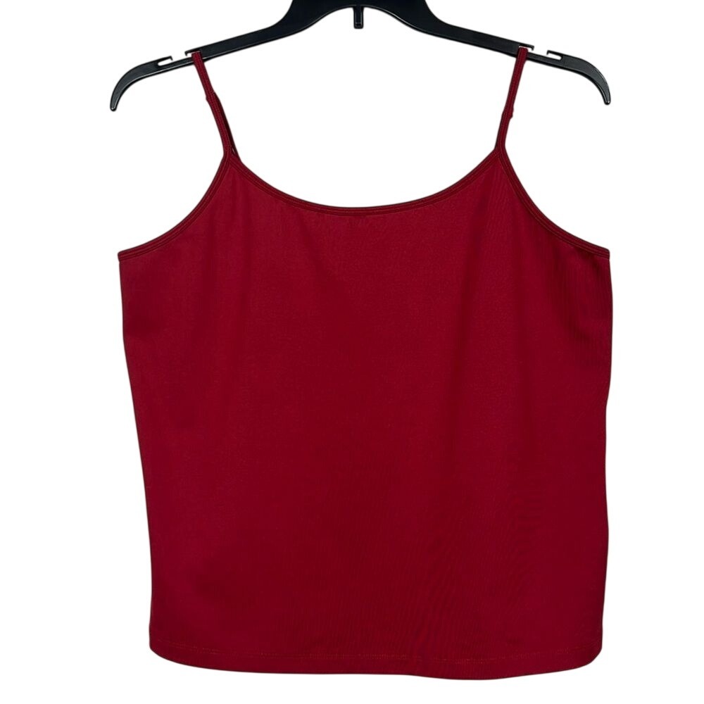 Lane Bryant Stretchy Tank Top Adjustable Straps Womens Size‎ 14/16 Burnt Orange